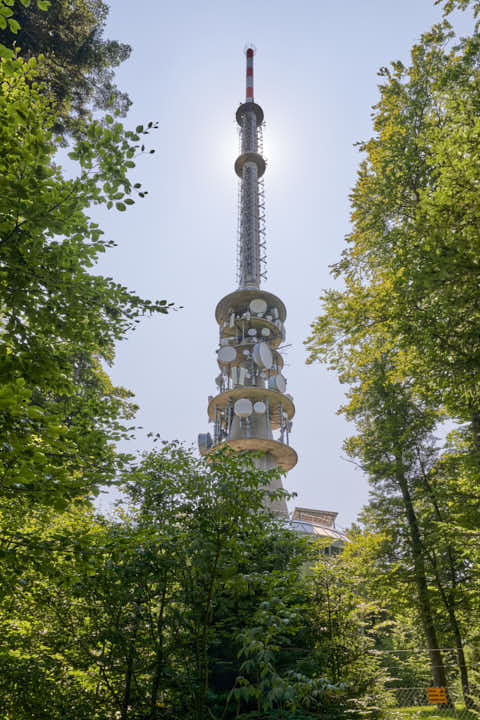Gemeinde Sonnenwald Landkreis Freyung-Grafenau Brotjacklriegel Funkturm Sendeanlage (Dirschl Johann) Deutschland FRG